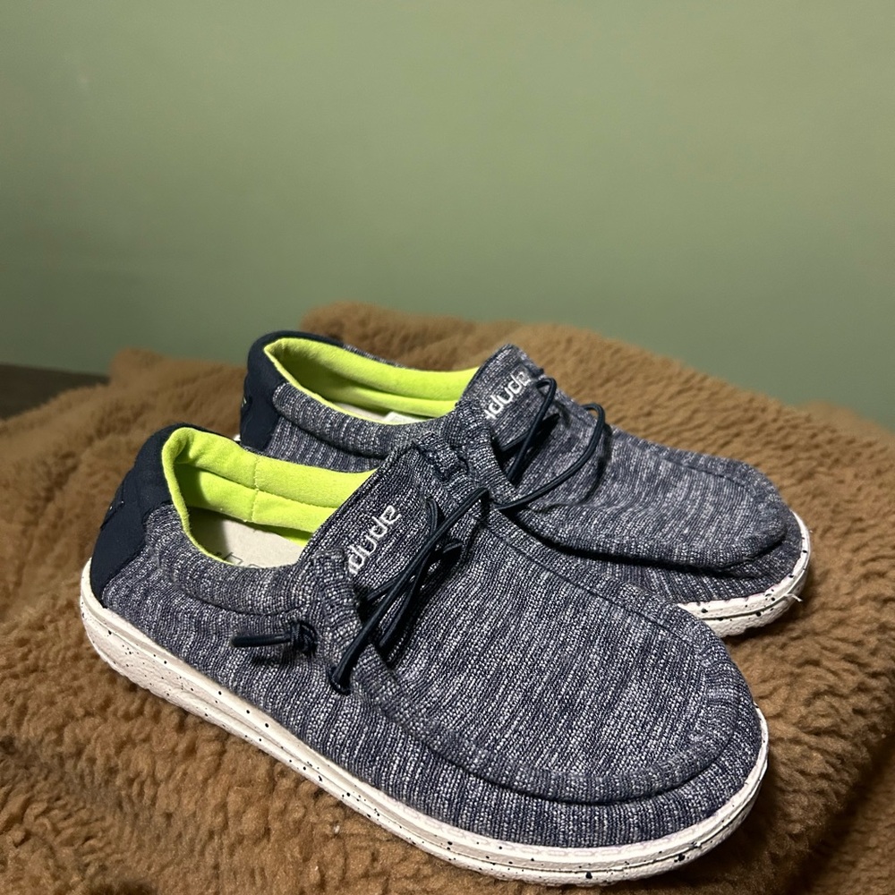 Hey Dude Kids Navy Slip-On Loafers